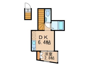 カルチェラタン桜丘の物件間取画像